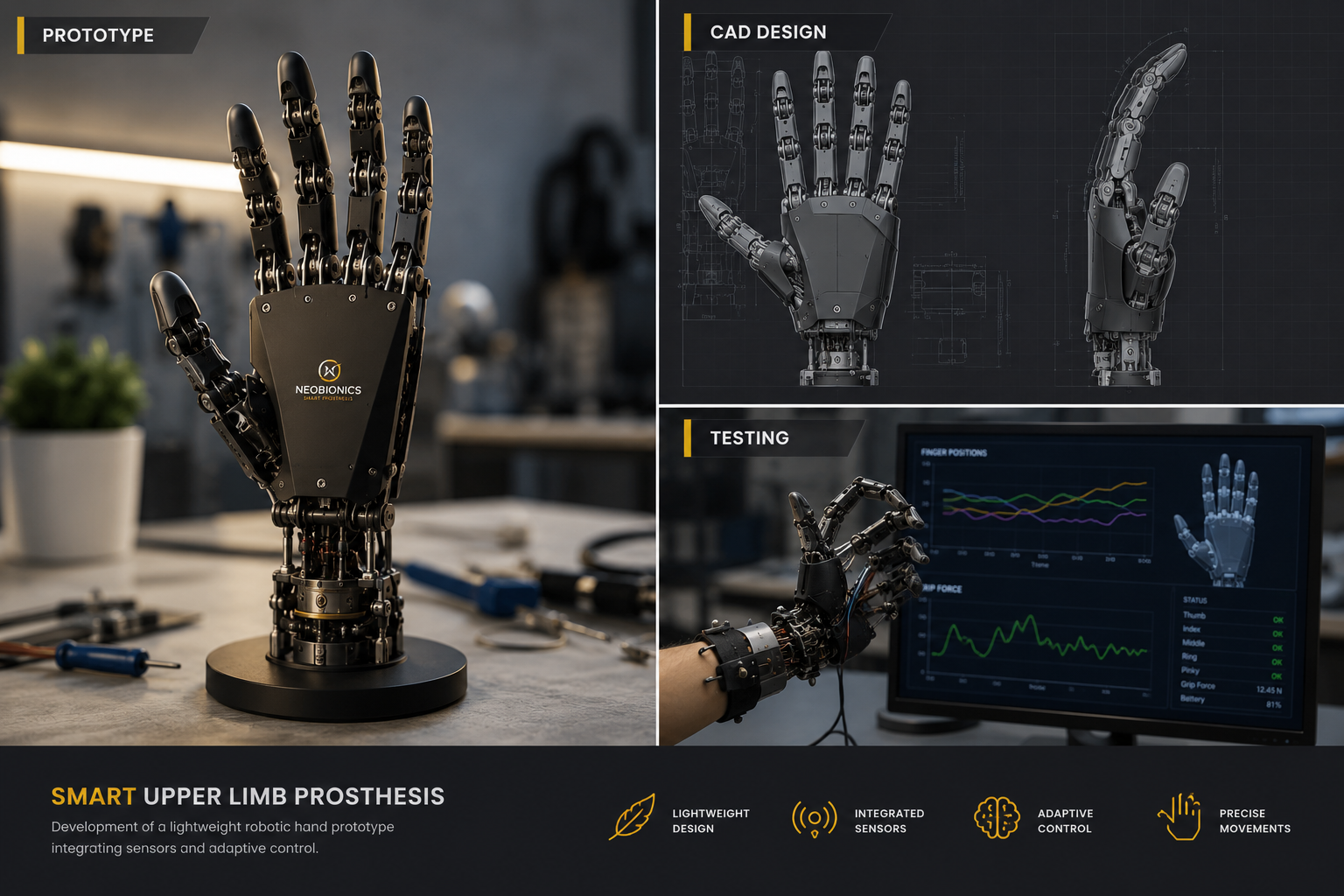 Smart Upper Limb Prosthesis
